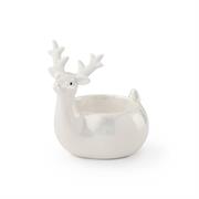 Renna porta tealite  porcellana