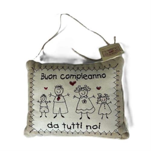 Cuscino decorativo Buon compleanno