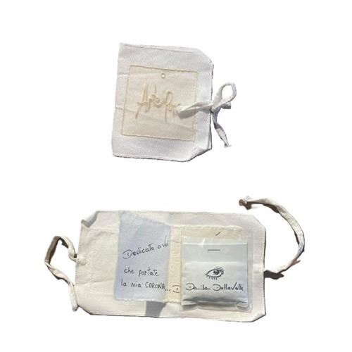 Quadernetto con dedica, porta sali profumati Arte Pura