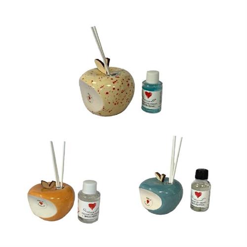 Kit 3 diffusori di profumo per ambiente Mela