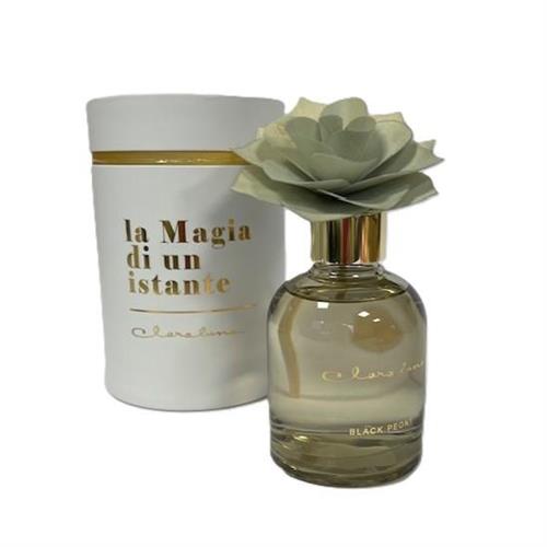 Diffusore di profumo per ambiente con fiore grigio Black Peony
