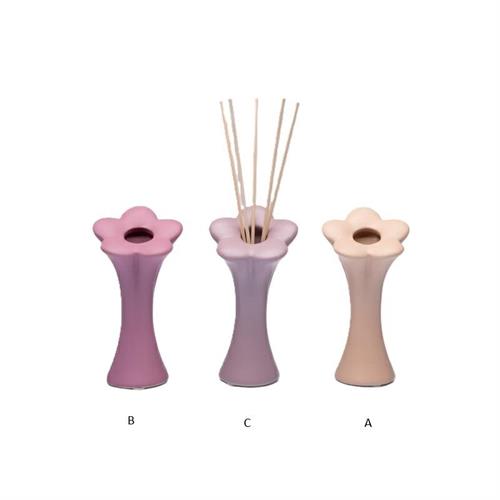 Set 3 diffusori per ambiente fiore 3 colorazioni assortite