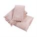 Set 2 asciugamani viso e ospite rosa cipria