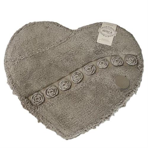 Tappeto cuore Rose Romance, grigio chiaro