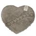 Tappeto cuore Rose Romance, grigio chiaro