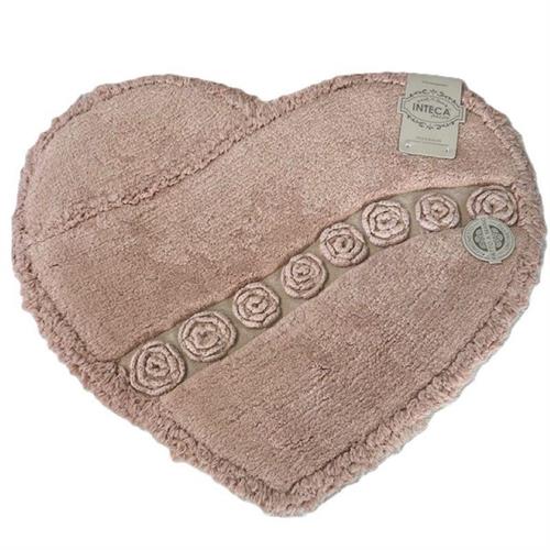 Tappeto cuore Rose Romance, rosa chiaro