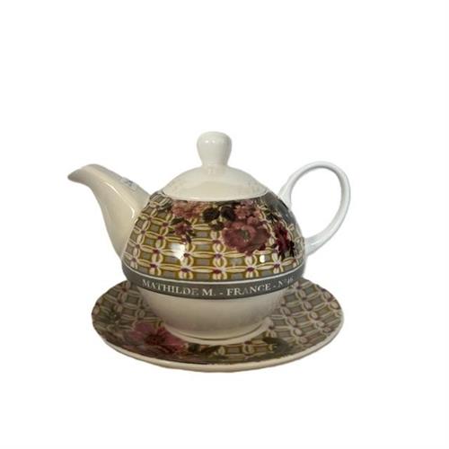 Teiera in porcellana della linea Madame de Montespan Mathilde M.