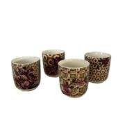 Cofanetto set 4 tazzine caffè linea Madame de Montespan Mathilde