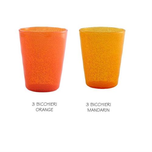 Bicchiere Mandarin/Orange Memento Synth (6pz)
