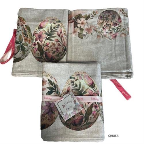 Tovaglia Easter eggs 155x220cm