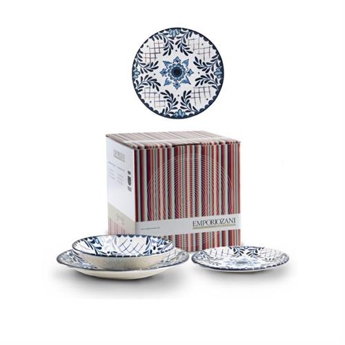 Piatti in ceramica (18PZ) SANTORINI SERAFINO ZANI