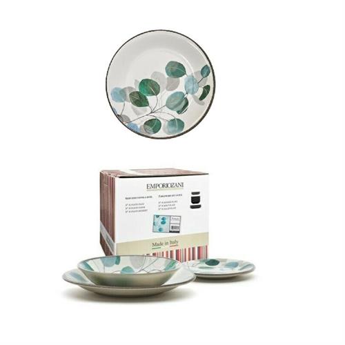 Piatti in ceramica (18PZ) TASMANIA SERAFINO ZANI