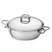 Tegame basso d.18cm con coperchio acciaio inox 18/10 KAREN ZANI