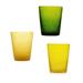 Bicchiere vetro sfumato Yellow-Green Memento (6PZ)