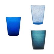 Bicchiere vetro sfumato Blue Memento (6PZ)