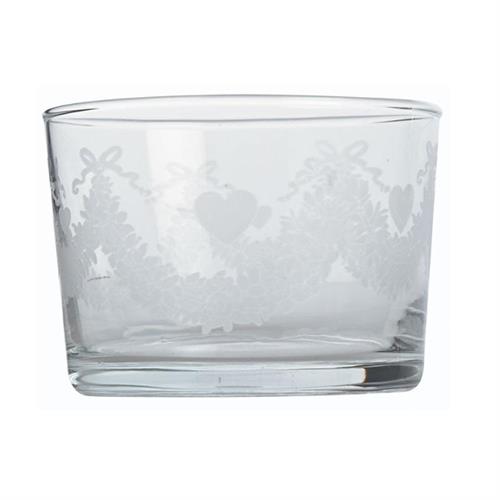 Bicchieri vino serigrafia Cuori (6pz)