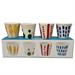 Set 4 bicchierini caffè fantasia assortita Easy Life