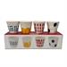 Set 4 bicchierini caffè fantasie assortite red Easy Life
