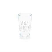 Bicchiere birra con scritta Nuvole di Stoffa (6Pz)