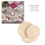 Piatti stonware beige Nuvole di Stoffa (18Pz)