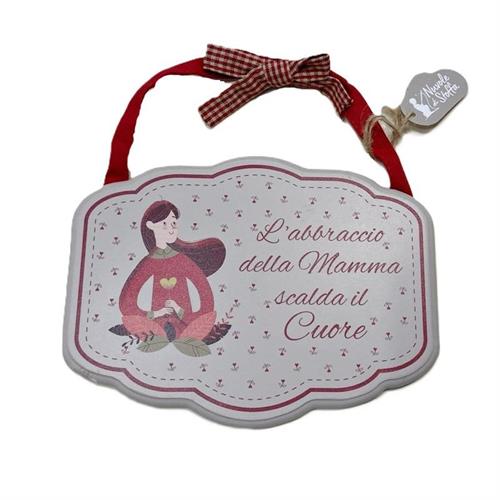 Targhetta dedica Mamma Nuvole di Stoffa