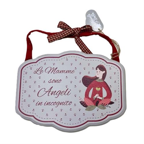 Targhetta dedica Mamma Nuvole di Stoffa
