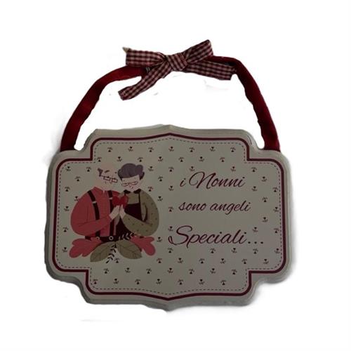 Targhetta dedica Nonni Nuvole di Stoffa