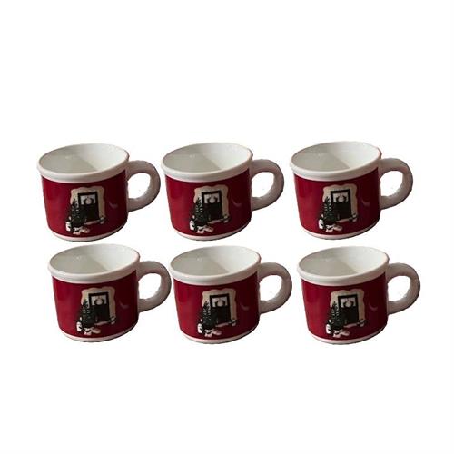 Set 6 tazzine natalizie porta Nuvole di Stoffa