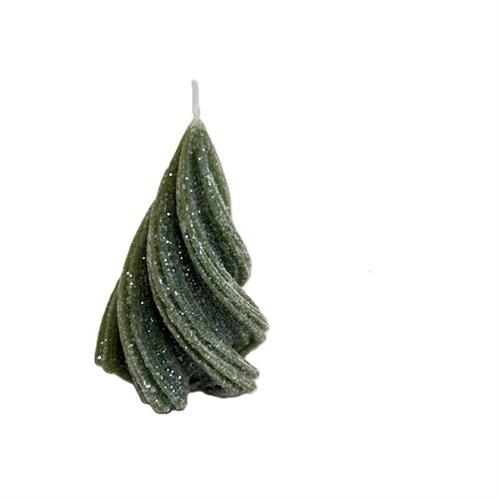 Albero moderno medio verde brinato