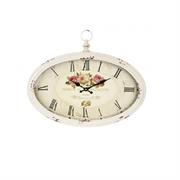 Orologio Shabby ovale Nuvole di Stoffa