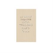 Canovaccio beige con dedica per la mamma Nuvole di Stoffa