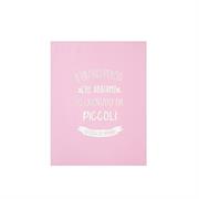 Canovaccio rosa con dedica per i nonni Nuvole di Stoffa