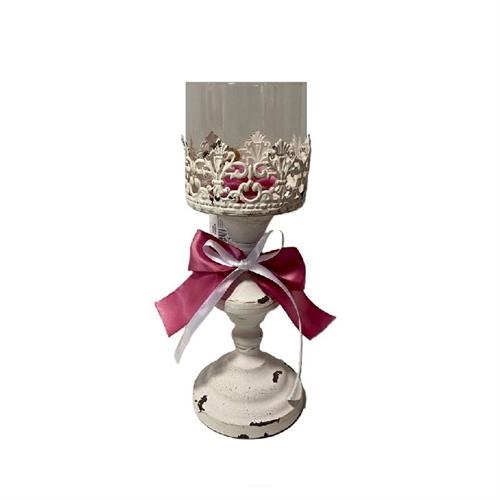 Portacandela Shabby Nuvole di Stoffa