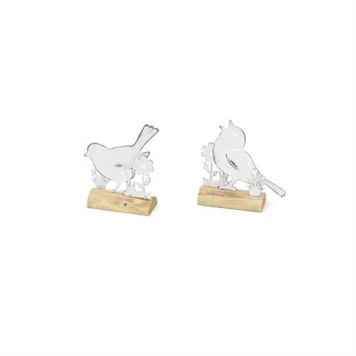 Decorazione uccellini metallo Nuvole di Stoffa