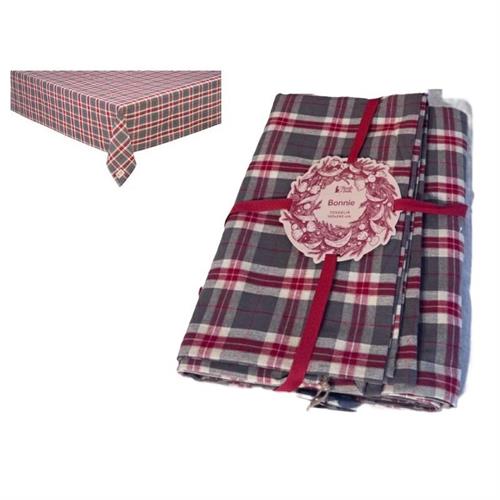 Tovaglia Bonnie grigia Nuvole Stoffa