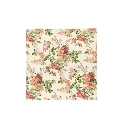 Coppia tovaglioli Emily con fiori Nuvole di Stoffa