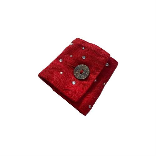 Lega tovagliolo in lino con cristalli Arte Pura