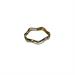 Bracciale gold molla lucido ondulato