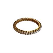 Bracciale gold molla lucido arricciato