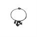 Bracciale silver cane,gatto, casa - chiusura a goccia