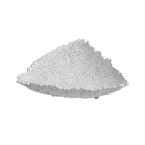 Boletto condimento albero Natale bianco