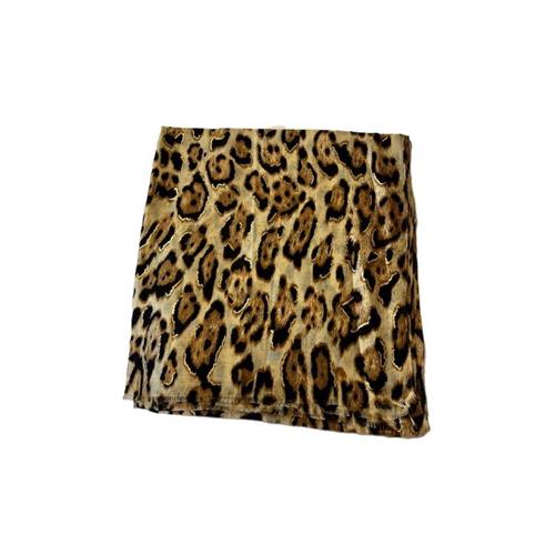 Pashmina in viscosa fantasia animalier