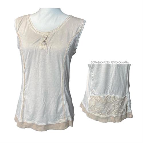 Canotta in Jersey minerale old Arte Pura