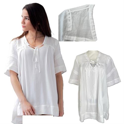 Blusa manica corta Arte Pura