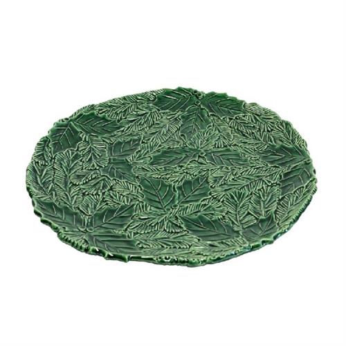 Vassoio tondo Aghi & Agrifoglio verde