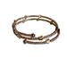 Bracciale manetta gold con strass e stelline