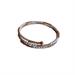 Bracciale manetta gold 6 perline 7 strass alternati
