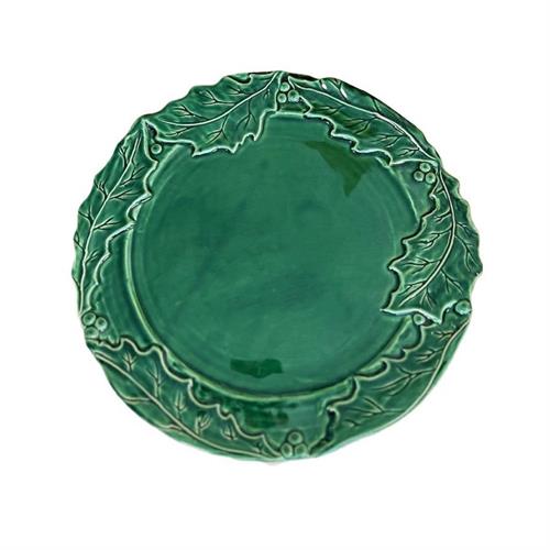 Piatto presentazione Agrifoglio verde