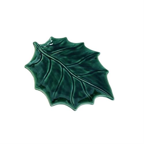 Piatto dessert Agrifoglio verde