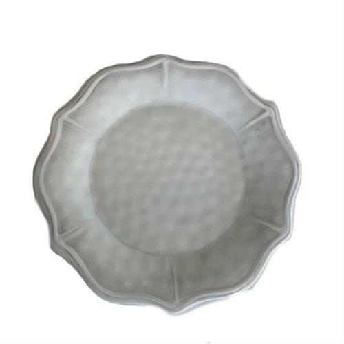 Piatto piano York Bianco Touch-Mel (2pz)